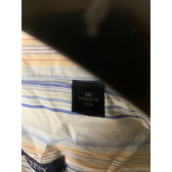 Burberry cotton button down striped shirt men's size medium - Picture 3 of 5